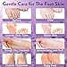 Exfoliating Foot Peel Mask 2 Pack - Foot Peeling Mask Peel Away Calluses and Dead Skin in 1-2 Weeks, Repair Rough Heels, Make Your Silky Feet for Men & Women (Olives)