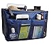 Vercord Purse Organizer Insert for Handbags Bag Organizers Inside Tote Pocketbook Women Nurse Nylon 13 Pockets Royal Blue Medium