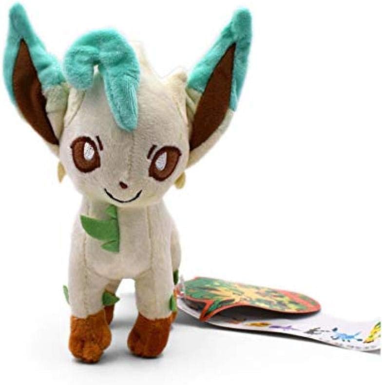 iddiaochan IDhz Eevee Leafeon Plush Toy Stuffed Peluche Toys Dolls Gifts For Children 18-20Cm