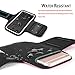 Sweatproof Sports Running Armband for iPhone 7 Plus 6s Plus 6 Plus, Android Samsung Galaxy S8 Plus, Note 3/4/5 (5.5 inch) With Adjustable Velcro, Reflective Workout Band, Key Holder & Screen Protector