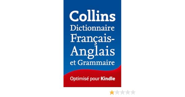 Collins Dictionnaire Français Anglais Et Grammaire French - 