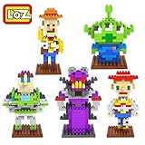 LOZ 5box Diamond Block Toy Story Woody Buzz Lightyear Jessie Alien Zurg Compatible Nano Block Parent-child Games Building Blocks Children's Educational Toys