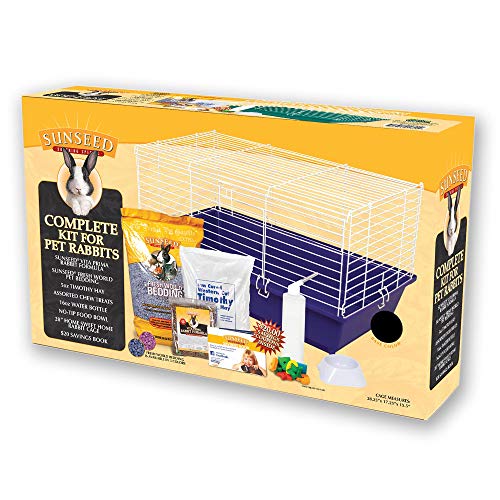 Ware Manufacturing Home Sweet Home Sunseed Rabbit Cage Starter Kit