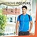 Posture Corrector Brace for Men and Women Kyphosis Back Shoulder Support by FitTek