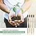 ECOFELLA Natural Bamboo Tooth Brush Set | for Every Set WE Plant 8 Trees | Charcoal Bristles for Teeth Whitening | 8X BPA Free & Soft for Sensitive Gums | for Adults & Kids | Incl. Zero Waste Ebook
