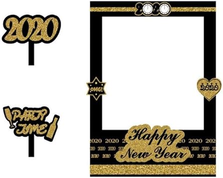 Amosfun Accessoires De Nouvel An Photo 2020 Bonne Annee Accessoires Photo Stand Accessoires De La Saint Sylvestre Accessoires De Decoration De La Nouvelle Annee 2020 Nouvel An Des Fournitures De Fete Amazon Fr Jeux