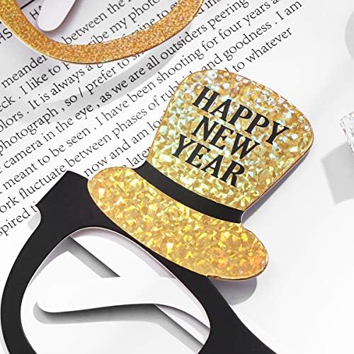 New Year's Eve glasses with a price tag of $7.99.