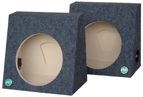 Audio Enhancers RS38C10 10" Carpeted Subwoofer Boxes for Ford Ranger/Mazda/Dakota, Pair