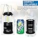 LED Camping Lantern, Costech Cob Light Ultra Bright Collapsible Lamp, Portable Hanging Flashlight for Outdoor Garden Hiking Fishing (4 Pack)
