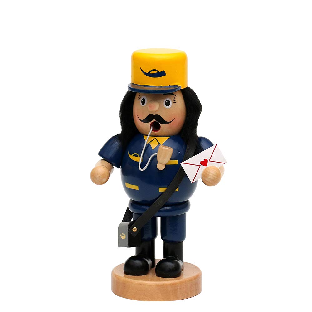 Dekohelden24 Wooden Smoker Postman L x W x H: 8 x 7 x 16 cm — image 1