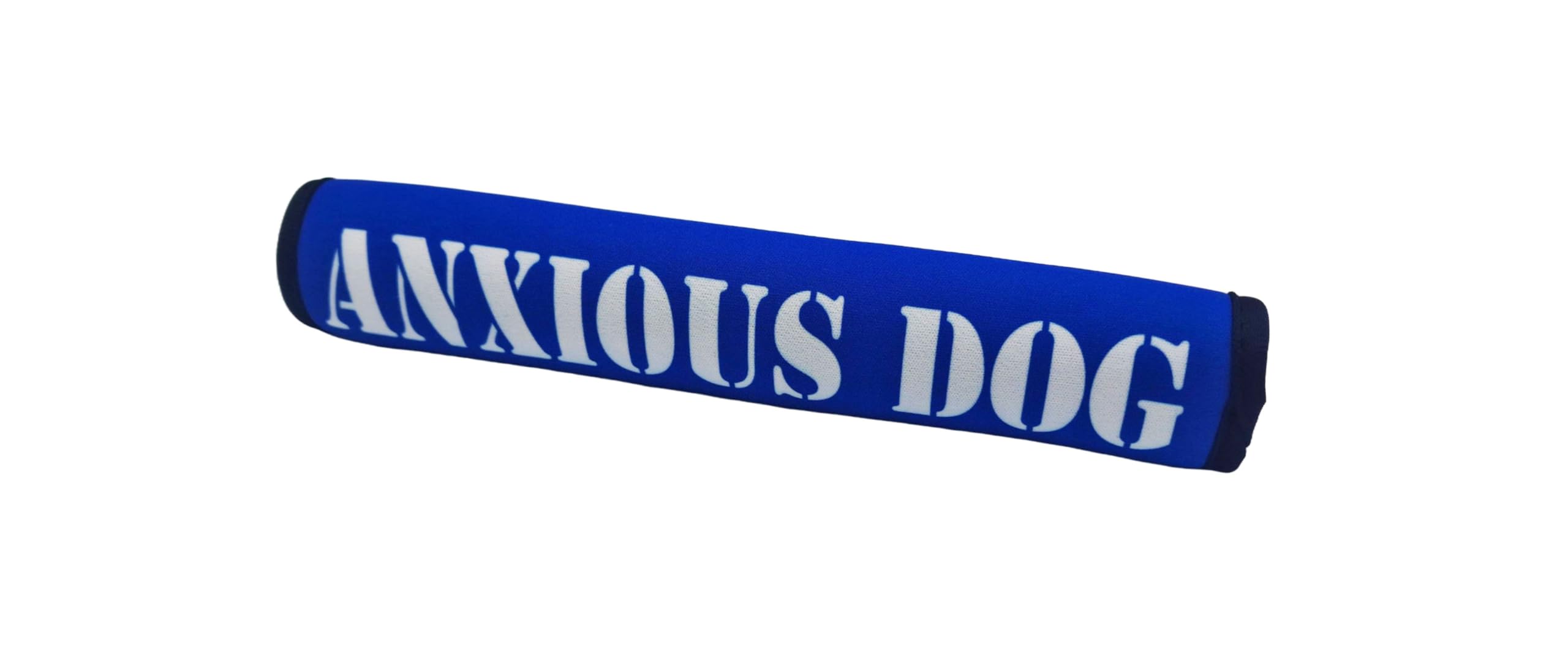 MD Gear Dog Lead Sleeve Friendly Reactive Assistance Dog In Training DO NOT PET Cover Soft Neoprene Leash Wrap (Blue, ANXIOUS DOG)