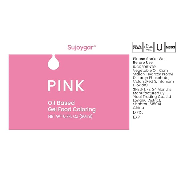 OIL BASED FOOD COLORING FOR CHOCOLATE, CHOCOLATE, FOOD GRADE 20ML, EDIBLE OIL FOOD DYE FOR BAKING, CUPCAKE & FONDANT, ICING