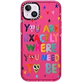 CASETiFY Impact iPhone 14 Plus Case [4X Military Grade Drop Tested / 8.2ft Drop Protection] - You are Exactly - Bubblegum