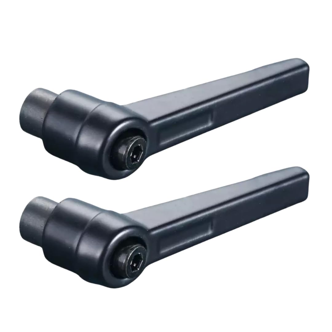 OKODOKO 2pcs Set of M8 Thread Machinery Adjustable Clamping Knob Lever Locking Handle