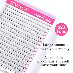 TDANCE Premade Fans Eyelash Extensions 320 Fans Pre