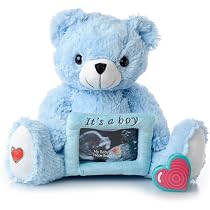 Amazon.com: Animales de peluche grabables My Baby Heartbeat Bear ...