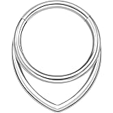 VOJO G23 Titanium 16G Teardrop Septum Ring Daith Piercing Earrings Jewelry Tragus Helix Nose Rings for Women