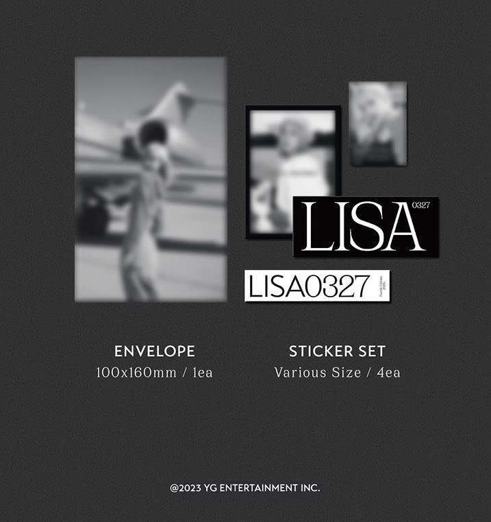 LISA BLACKPINK - LISA 0327 PHOTOBOOK VOL. 4 Édition Limitée Personnalisable