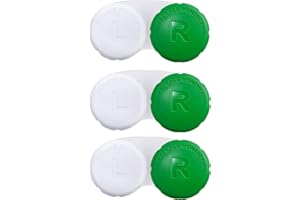 RHUI Contact Lens Cases for Travel, Daliy Use-3 Pcs Dark Green
