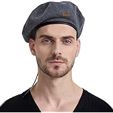 JH JOEJERRY Cotton French Beret Hat for Women Military Style Berets Cap for Men Casual Beanie