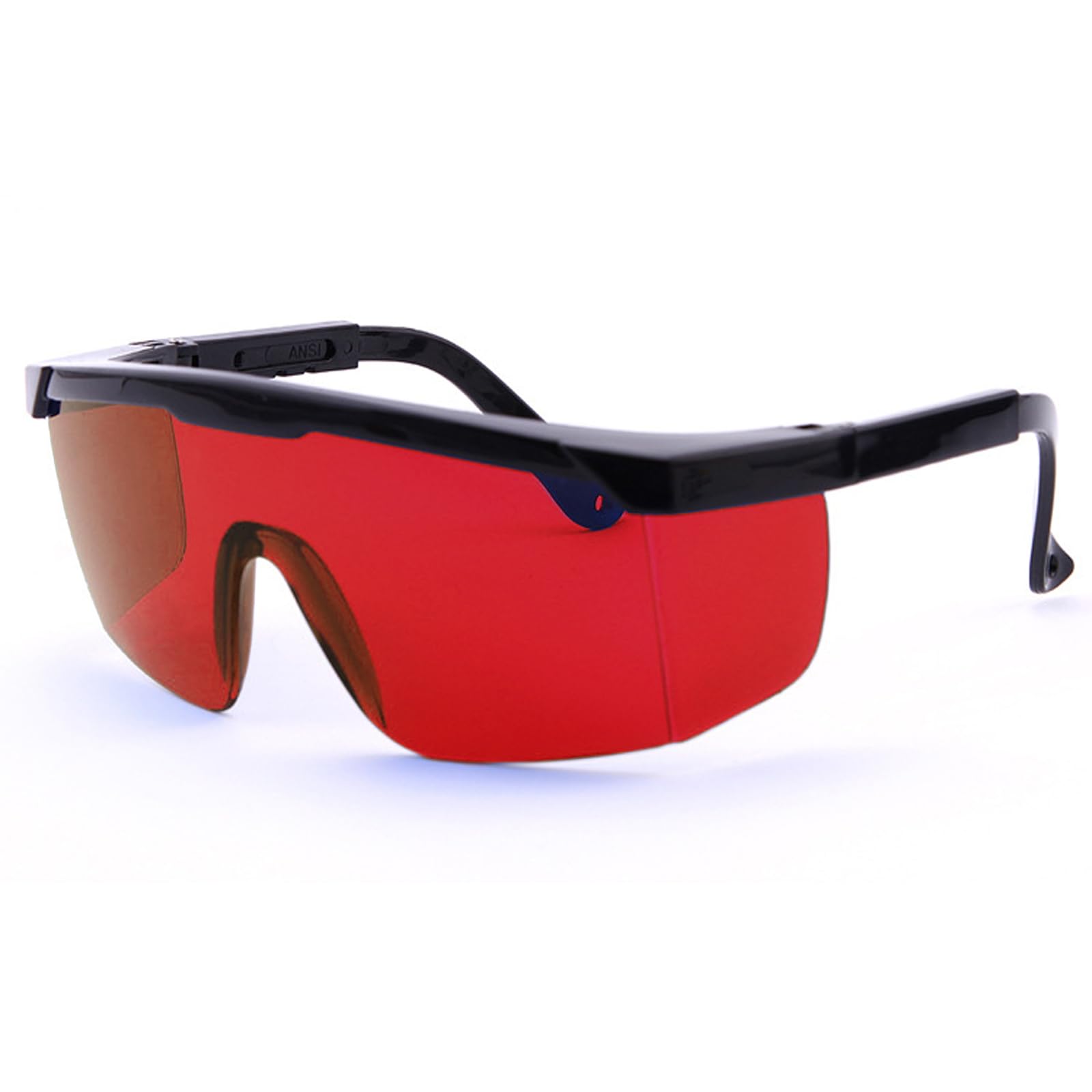 SEIWEI Safety Glasses for Lasers, 190nm - 540nm OD 5+ Laser Engraver Protective Goggles Eye Protection Eyewear for Work [1x Red]