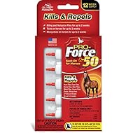 Manna Pro Pro-Force 50 Spot-On Fly Control for Horses, 6Count