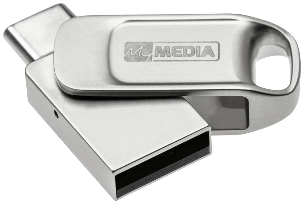 MYMEDIA MyDual USB 2.0 Type A/C Flash Drive 64GB
