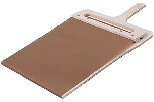 Sliding Pizza Peel - Large Pizza Shovel Sliding Pizza Oven Spatula with Hang Hole, Non-Stick Transfers Pizza Perfectly Pizza 
