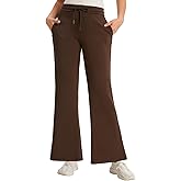 ZXIHZF Women's Casual Drawstring Air-Layer Sweatpants Bootcut Trousers