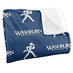 Washburn University Ichabods Blanket, 50"X60" Logo