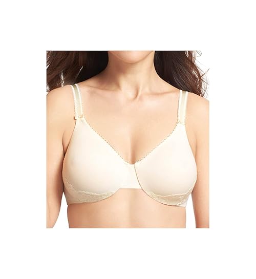 Olga Women's Plus Size Luxury Lift Underwire Bra, Ivory, 36DD