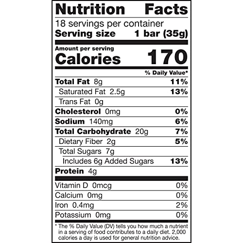 NATURE VALLEY GRANOLA BARS, SWEET AND SALTY NUT, PEANUT, 18 BARS, 21.6 OZ