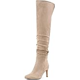Shoe'N Tale Thigh High Boots for Women Over The Knee Stiletto Heel Pointed Toe Long Sexy Boots