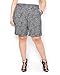 Penningtons Womens Plus Size Soft Printed Short