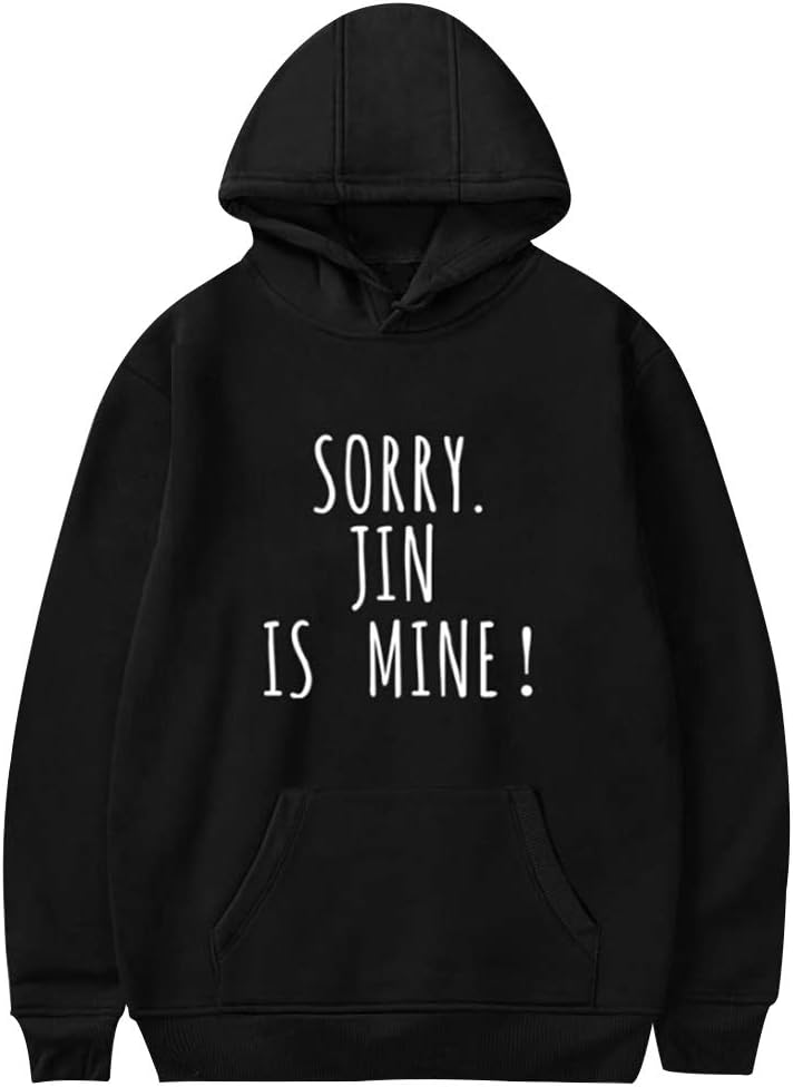 Bocaoying Unisex BTS Sorry is Mine Hoodie Bangtan Boys Jung Kook Jimin Suga V Jumper Sweatshirt