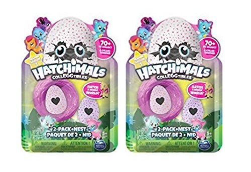 2 Hatchimals CollEGGtibles Season 1 2-Pack + Nest