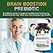 NATURAL STACKS MoodBiotic Probiotics for Women & Men - Probiotic Lactobacilli Supplement w/ 6 Billion CFU for Better Mood, Stress Management, Improved Cognition & Gut Health (30ct) - w/Cerebiome