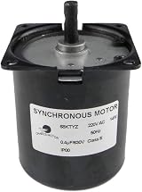 CHANCS 220V 50RPM Synchronous Gear Motor for BBQ Rotisserie with Bracket Holder view 2