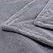 Amy Garden Plush Duvet Cover for Weighted Blanket, Grey 1-60x80 Inch