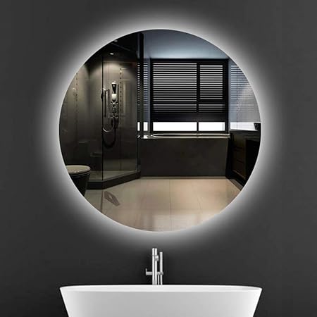 Espejos de tocador montados en la pared Espejo de baño con luz Espejo