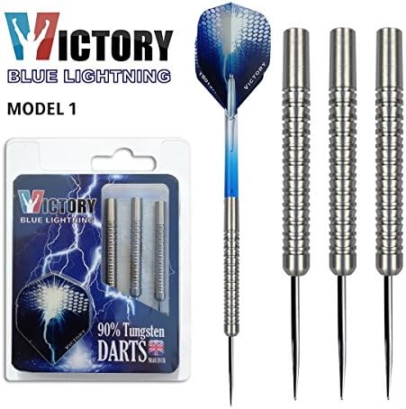 Victory Darts Blue Lightning Model 1 (M1) 90% Tungsten Steel Tip Darts