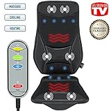 Gideon Luxury Car Seat Cushion, Cooling and Heating Ventilated Seat Cushion for Car, Home or Office – with Vibrating Massager, Back Massager Cushion - Maximize Comfort During Travel [Upgraded]