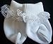 Doll Clothes Sew Beautiful White Lace Trim Socks for Bitty Baby by
