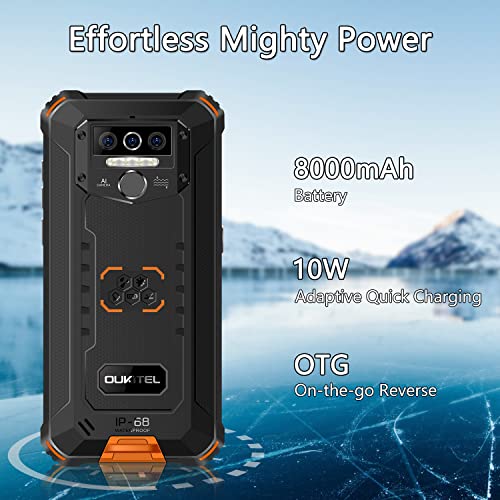 OUKITEL WP5 Pro Rugged Unlocked Smartphone, 5.5''HD+ Screen, 8000mAh ...