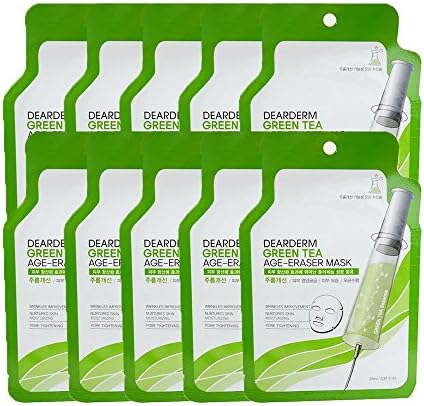 Green Tea Age-Eraser Mask (10pcs)