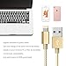 iPhone Cable - 10Feet, DANTENG Extra Long Charging Cord - Nylon Braided 8 Pin to USB Lightning Charger for iPhone 7,SE,5,5s,6,6s,6 Plus,iPad Air,Mini,iPod(Gold)