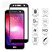 Orzero (2 Pack) Compatible for LG X Charge, LG Fiesta LTE, LG K10 Power, LG X Power 2 (Full Coverage) Tempered Glass Screen Protector, 2.5D Arc Edges 9 Hardness HD (Lifetime Replacement)-Black