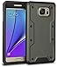 Galaxy Note 5 Case, FRiEQ Full-Body Heavy Duty Rugged Galaxy Note 5 Case Scratch Proof/Shock Absorbent Case - Gunmetal