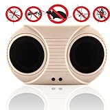 7ok - pest repeller. Indoor, electronic - ultrasonic (sonic; sound) pest control, rats and mice repeller, rodent repellent plug in, squirrel repeller. [2018 UPGRADED]