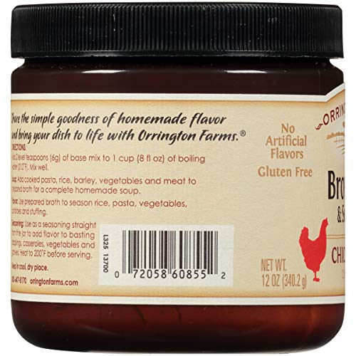 Orrington Farms Chicken Flavored Broth Base & Seasoning, 12Ounce (Pack